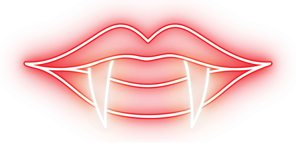 Halloween Neon Vampire Fangs